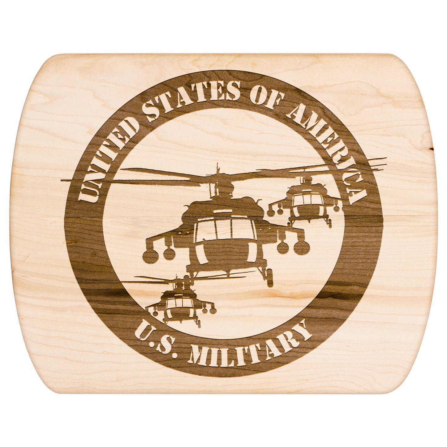 Black Hawk Round (Cutting Board/ Cheese Platter)