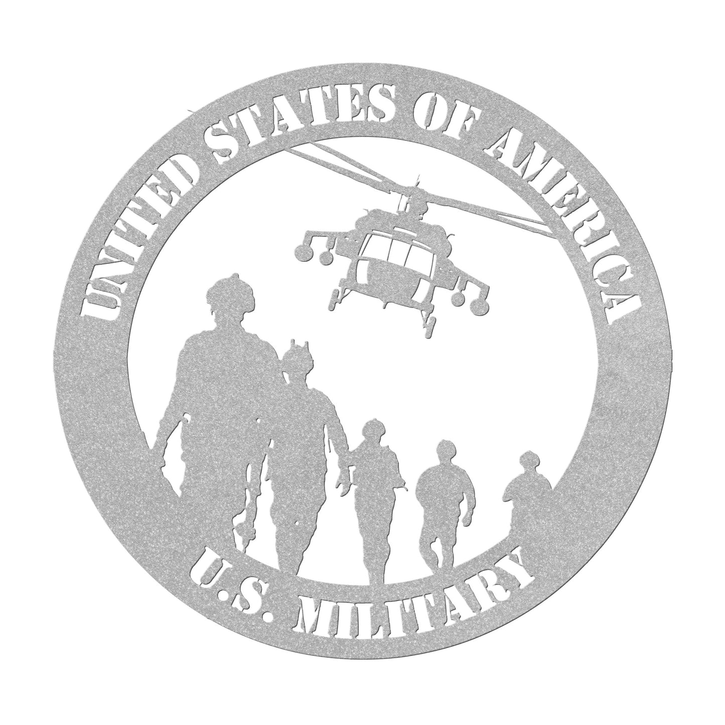 Patrol with Black Hawk (Round)