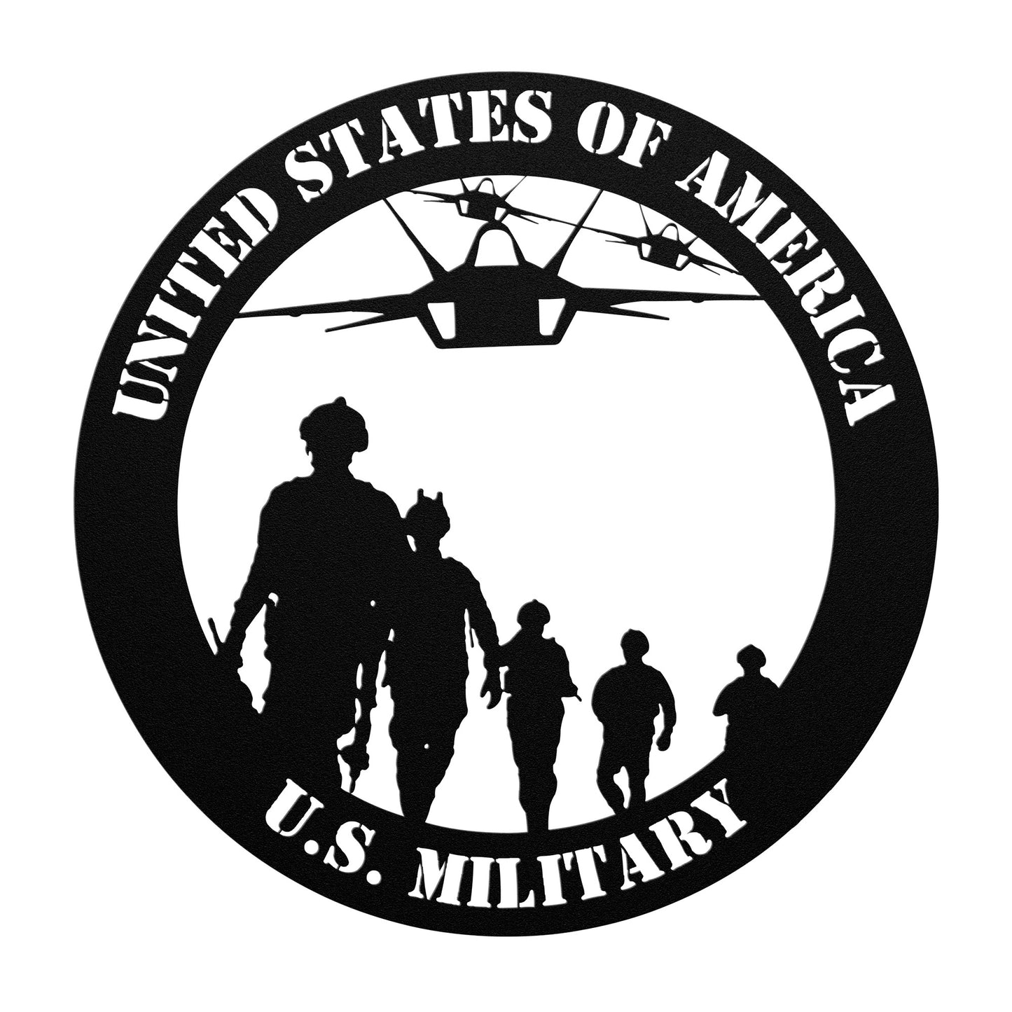 Patrol with F35 Raptors (Round)