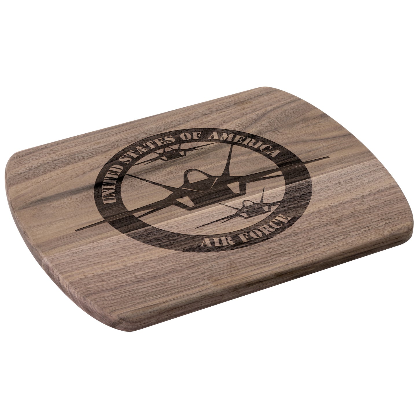 US Air Force Round (Cutting Board/ Cheese Platter)