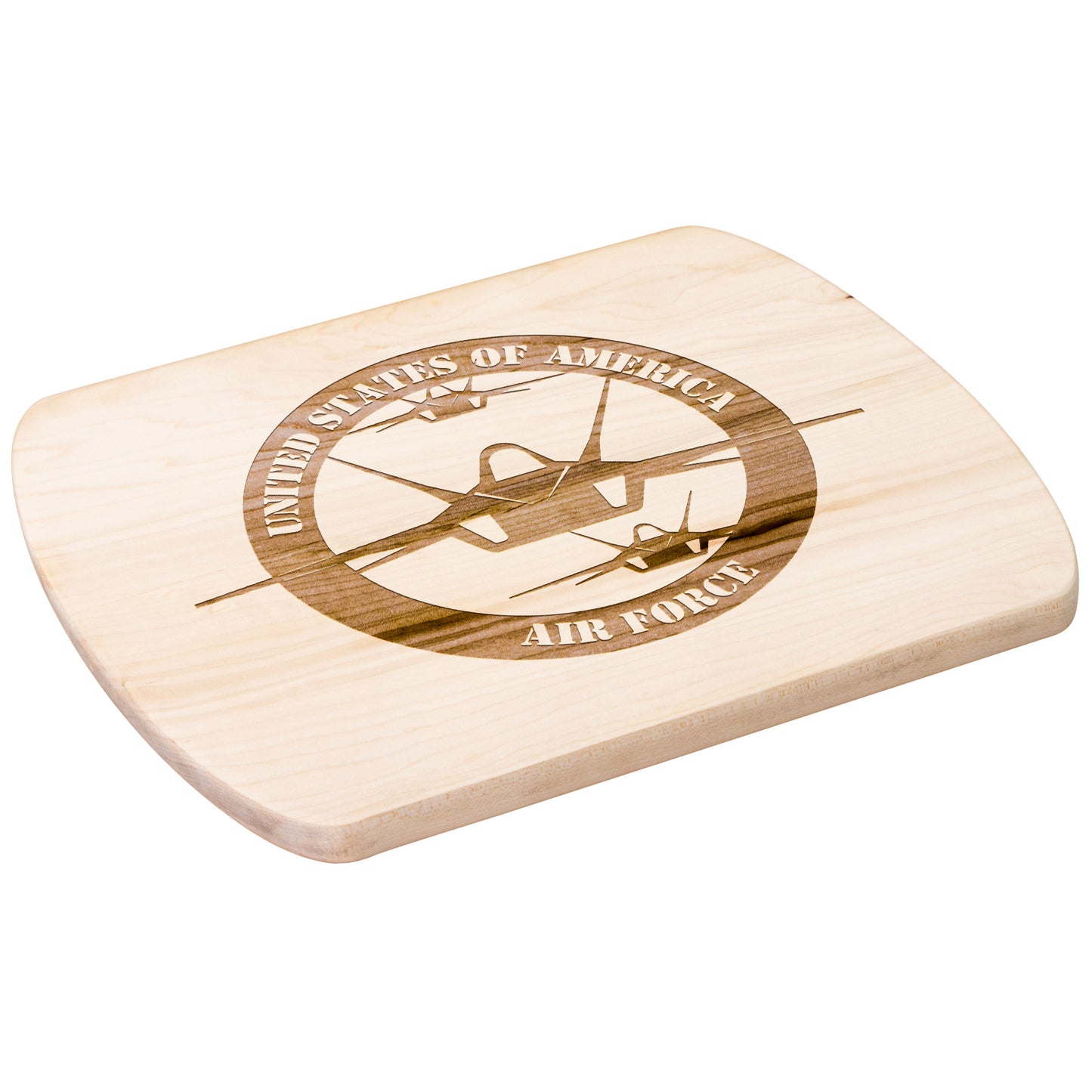 US Air Force Round (Cutting Board/ Cheese Platter)