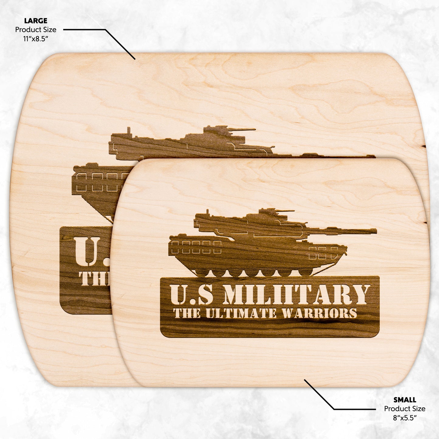 Abram's Tank (Cutting Board/ Cheese Platter)