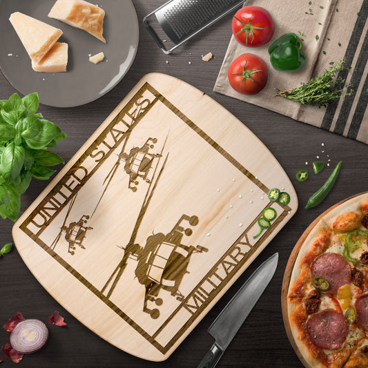 Black Hawk Helicopters Square (Cutting Board)