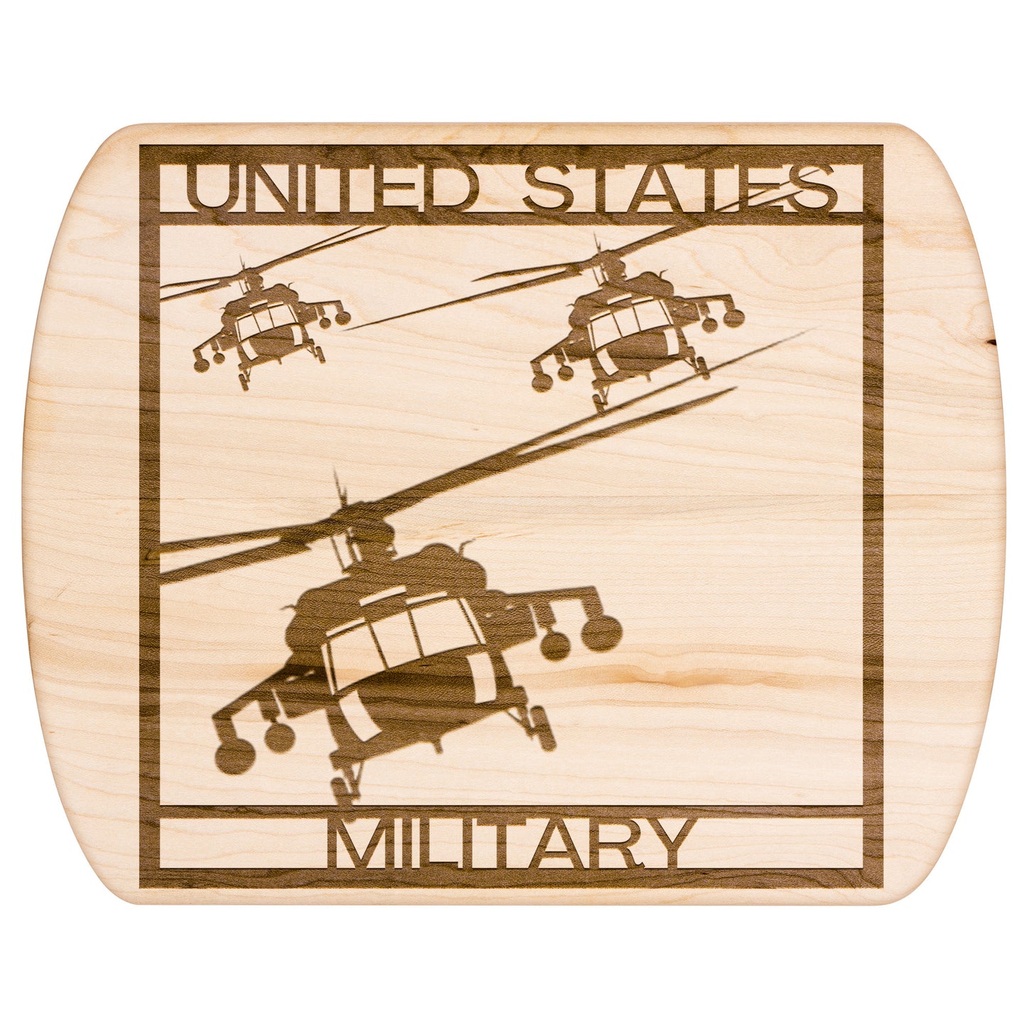 Black Hawk Helicopters Square (Cutting Board)