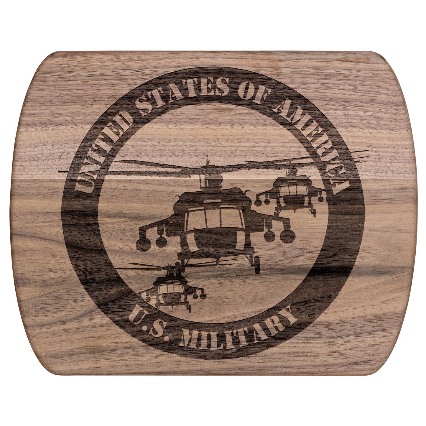 Black Hawk Round (Cutting Board/ Cheese Platter)