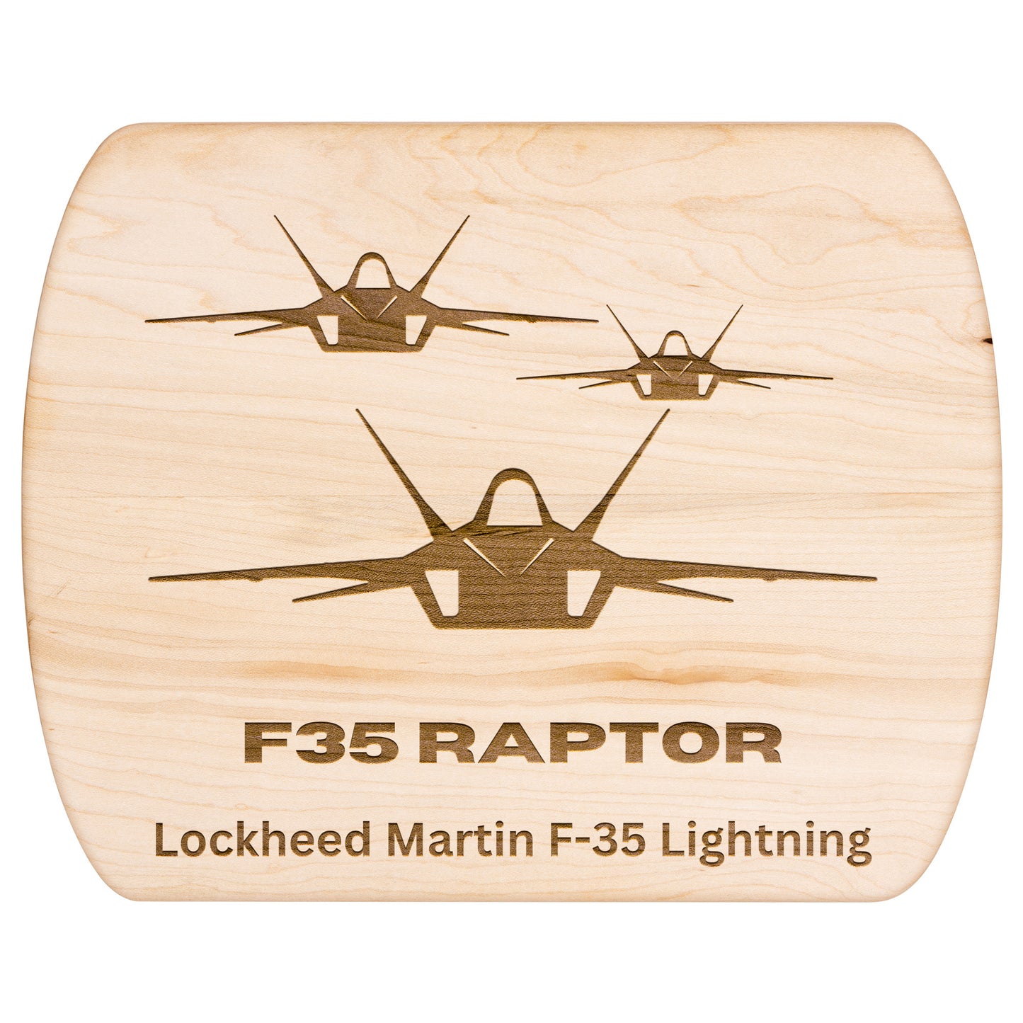 F35 Raptor (Cutting Board/ Cheese Platter)