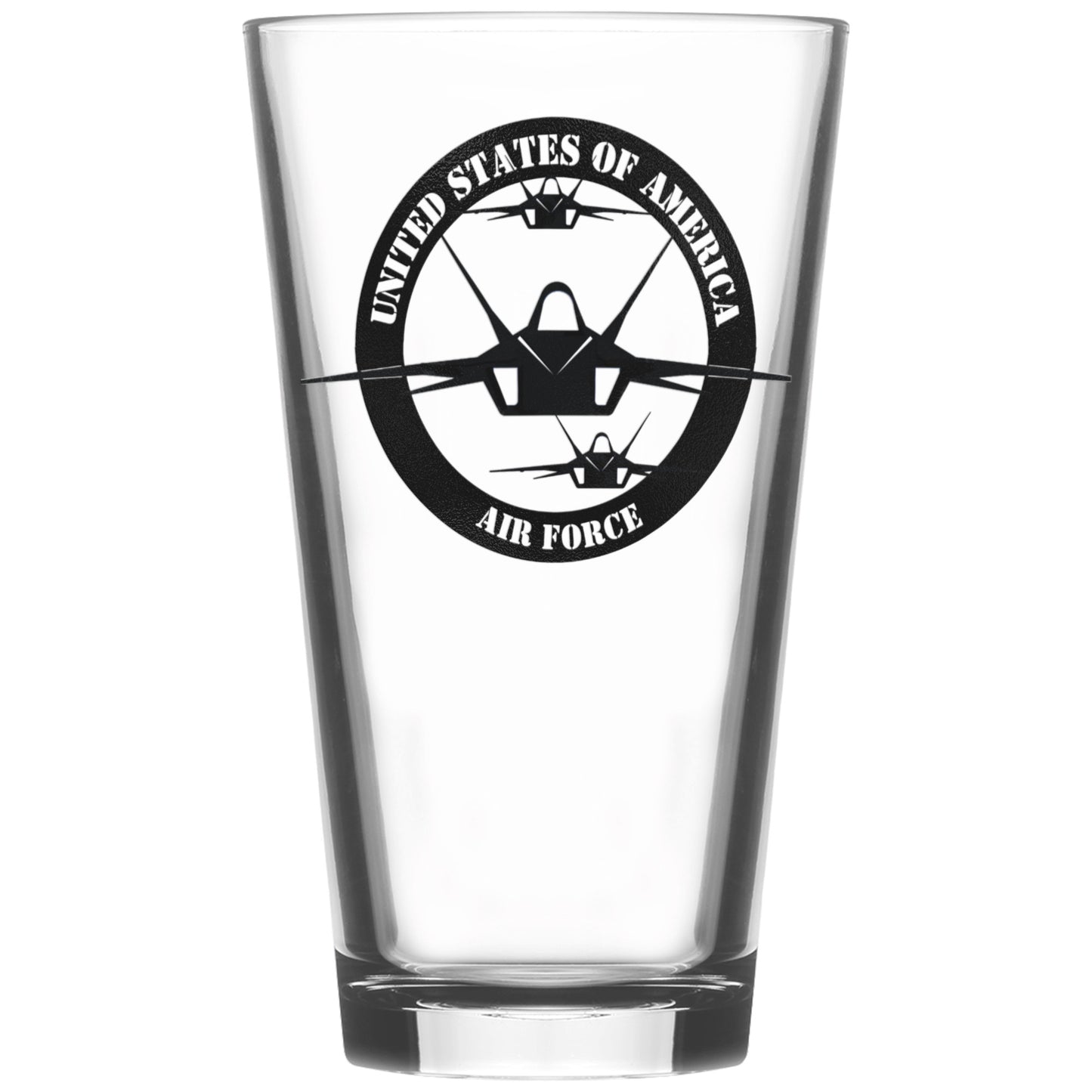 F 35 Raptor Round (Beer Glass)