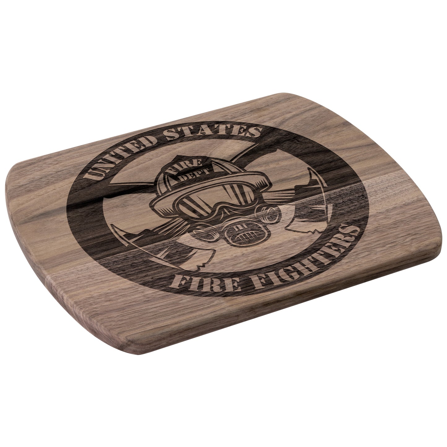 Firefighter Round  (Cutting Board /Cheese Board)