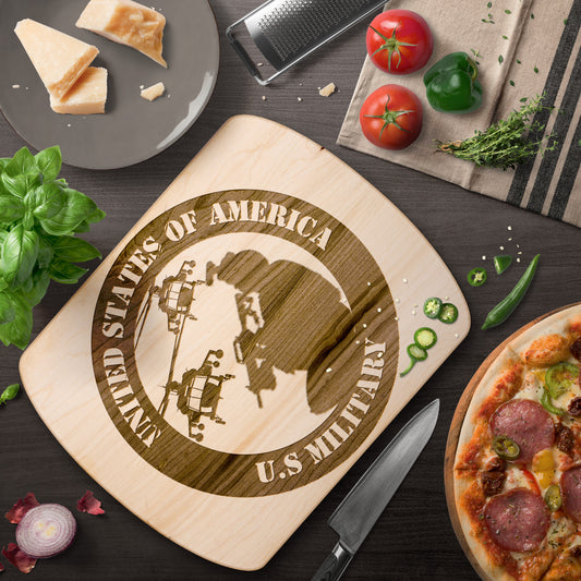 Lone Soldier 2 Round (Cutting Board/ Cheese Platter)