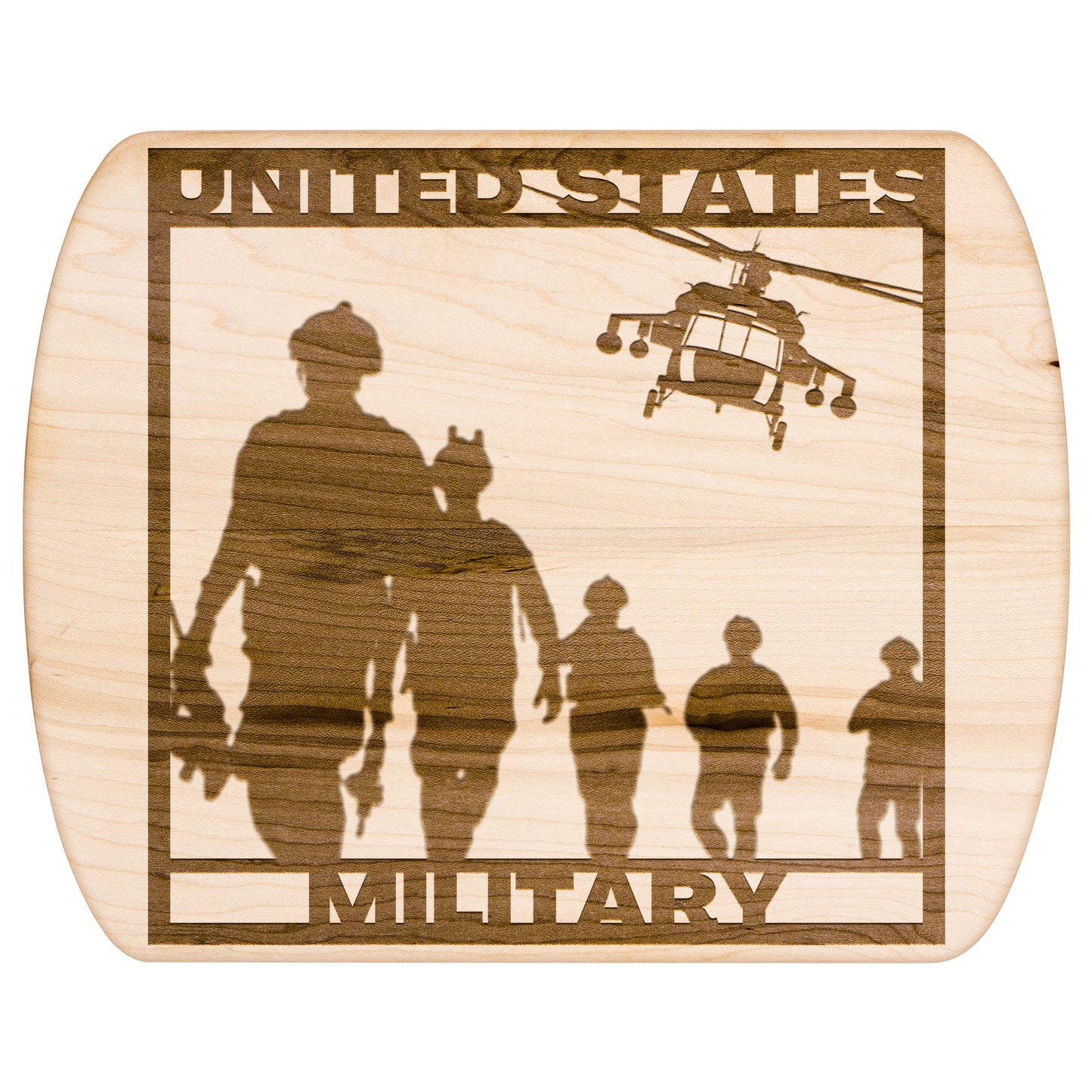 Tour Of Duty  Square (Cutting Board/ Cheese Platter)