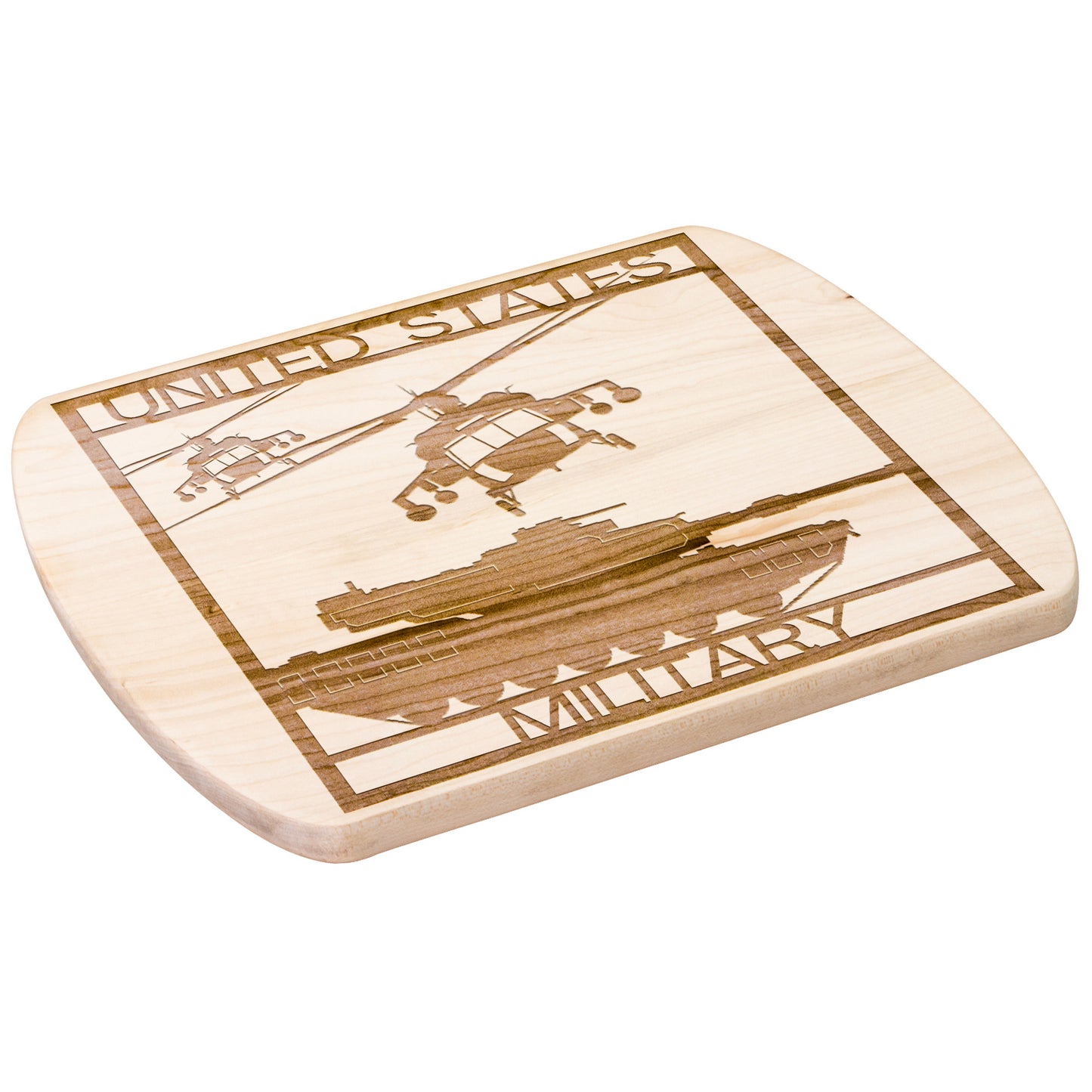 US Military Square (Cutting Board/ Cheese Board)